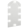 Peili LED-valoilla 70x40 cm lasi kaari