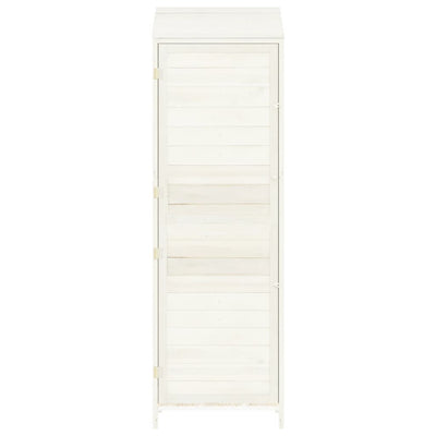 Valkoinen puutarhavaja Elfe 55x52x174,5cm (kuusi)