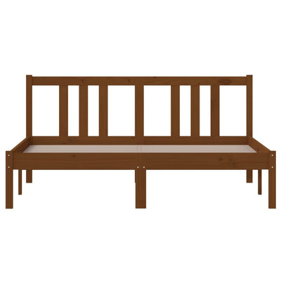 Hunajanruskea sängynrunko Marderos 140x190cm (puu)