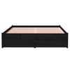 Musta sängynrunko Mirodan 120x190cm (mänty small double)