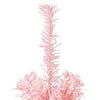 Pinkki kapea puolikas tekojoulukuusi jalustalla Zabulica 210cm