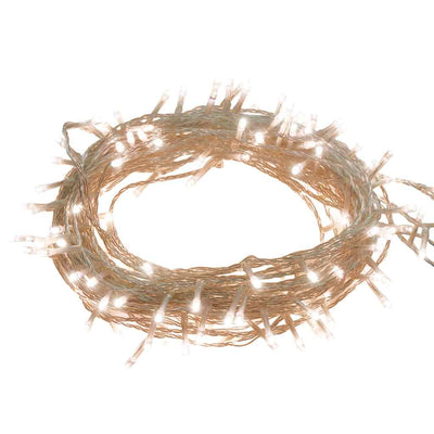 Lämmin valkoinen led-valonauha Erjumet 15 m (150 led-valoa pvc)