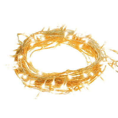 Lämmin valkoinen led-valonauha Erjumet 100 m (1000 led-valoa pvc)