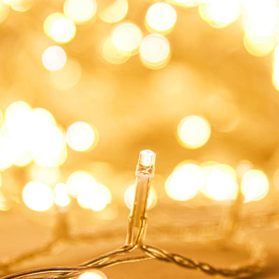 Lämmin valkoinen led-valonauha Erjumet 100 m (1000 led-valoa pvc)