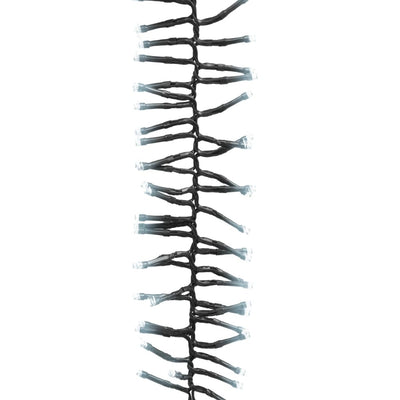 Kylmä valkoinen cluster led-valonauha Cozmesti 7,4 m (400 led-valoa pvc)