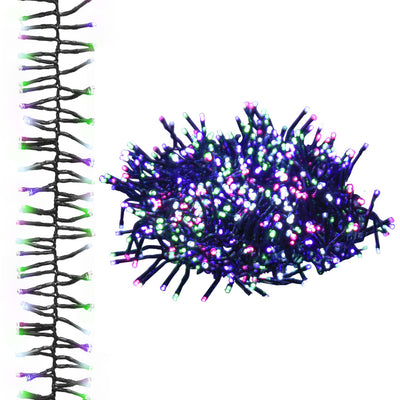 Monivärinen pastelli cluster led-valonauha Cozmesti 23 m (3000 led-valoa)