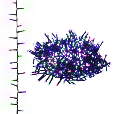 Monivärinen pastelli kompakti led-valonauha Fibia 25 m (1000 led-valoa)