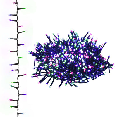 Monivärinen pastelli kompakti led-valonauha Fibia 65 m (3000 led-valoa)
