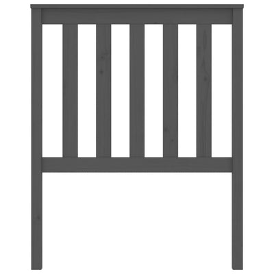 Harmaa sängynpääty Bernavea 81x6x101cm (mänty)