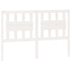 Valkoinen sängynpääty Edisa 140,5x4x100cm (mänty)