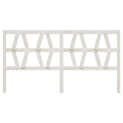 Valkoinen sängynpääty Vierka 206x4x100cm (mänty)