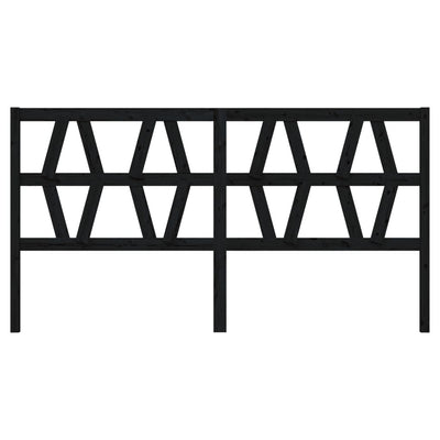 Musta sängynpääty Vierka 206x4x100cm (mänty)