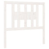 Valkoinen sängynpääty Budoiu 96x4x100cm (mänty)