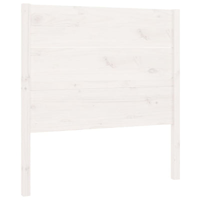 Sängynpääty valkoinen 106x4x100 cm täysi mänty