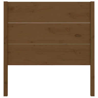 Sängynpääty hunajanruskea 106x4x100 cm täysi mänty