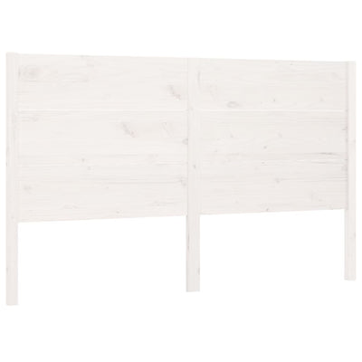 Sängynpääty valkoinen 156x4x100 cm täysi mänty
