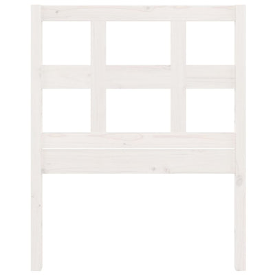 Valkoinen sängynpääty Coicea 80,5x4x100cm (mänty)