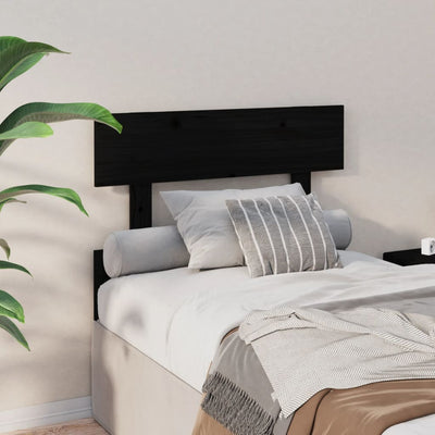 Musta sängynpääty Baraboi 93,5x3x81cm (mänty)