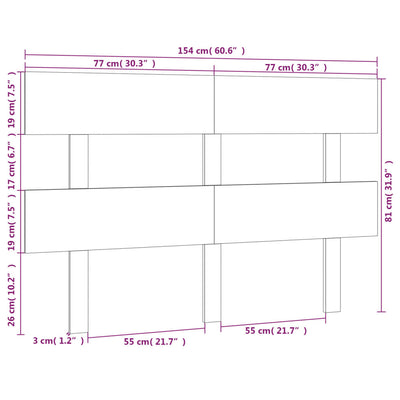Sängynpääty Baraboi 154x3x81cm (mänty)
