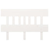 Valkoinen sängynpääty Carmenina 203,5x3x81cm (mänty)