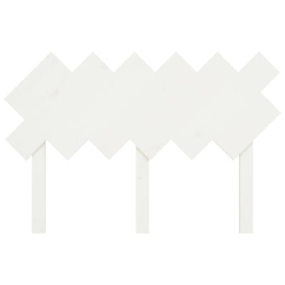 Valkoinen sängynpääty Trinca 122,5x3x80,5cm (mänty)