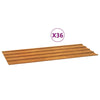 Kattopaneelit 36 kpl ruoste 100x44 cm Corten teräs
