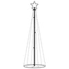 Kartio joulukuusi 108 sinistä LED-valoa 70x180 cm