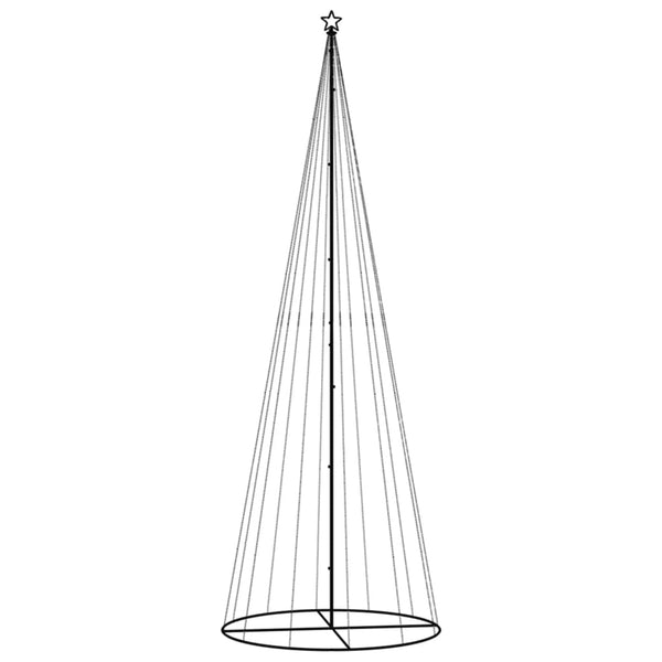 Kartio joulukuusi 732 värikästä LED-valoa 160x500 cm