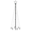 Joulukuusi piikillä 108 lämpimän valkoista LED-valoa 180 cm