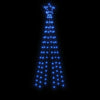 Sinistä joulukuusi piikillä Armiana 180cm (108 led-valoa)