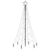 Joulukuusi piikillä 200 kylmän valkoista LED-valoa 180 cm