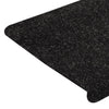 Itsekiinnittyvät porrasmatot 15 kpl 65x24,5x3,5 cm antrasiitti