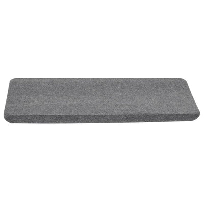 Itsekiinnittyvät porrasmatot 15 kpl 65x24,5x3,5 cm harmaa