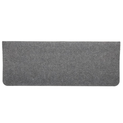 Itsekiinnittyvät porrasmatot 15 kpl 65x24,5x3,5 cm harmaa