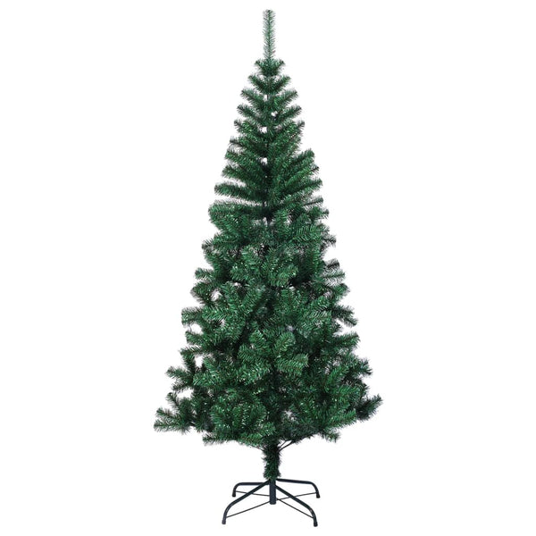 Vihreä tekojoulukuusi värikkäät oksankärjet Condrea 210cm (pvc)