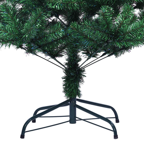 Vihreä tekojoulukuusi värikkäät oksankärjet Condrea 210cm (pvc)