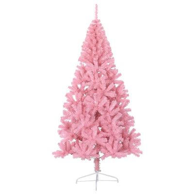Pinkki tekojoulukuusen puolikas jalustalla Agr 240cm (pvc)