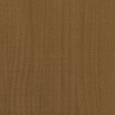 Sängynrunko hunajanruskea täysi mänty 120x200 cm