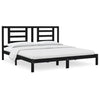 Musta sängynrunko Getina 200x200cm (mänty)