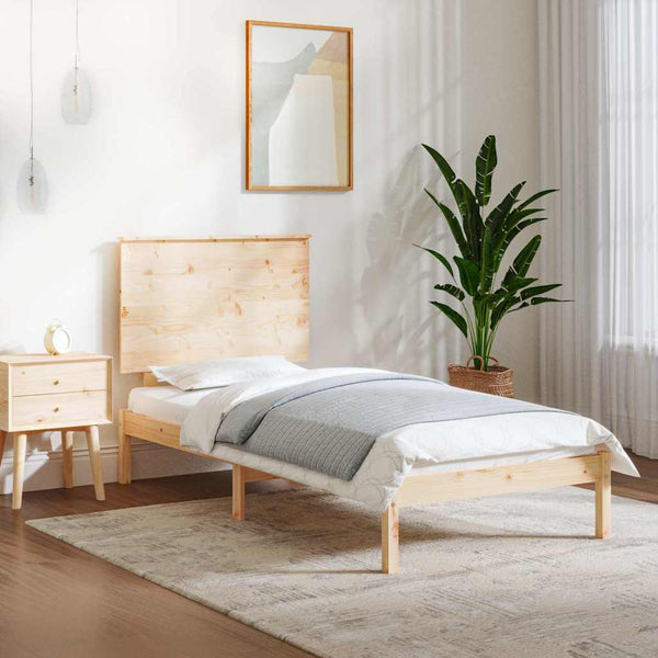 Sängynrunko ilman patjaa 90x200 cm täysi mänty