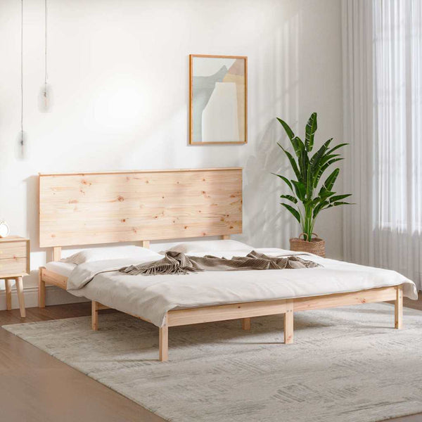 Sängynrunko ilman patjaa 160x200 cm täysi mänty
