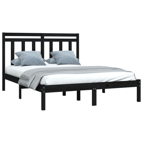 Musta sängynrunko Loren 150x200cm (king size)