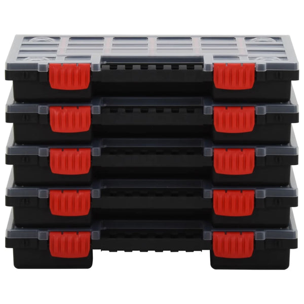 Lajittelulaatikot 10 kpl 34,5x25x5 cm polypropeeni