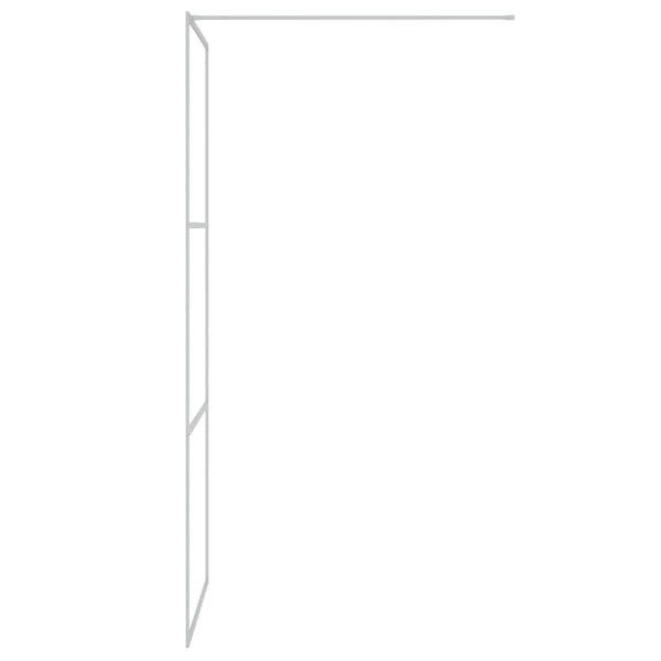 Walk-in suihkuseinäke hopea 80x195 cm kirkas ESG-lasi