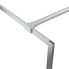 Walk-in suihkuseinäke hopea 80x195 cm kirkas ESG-lasi