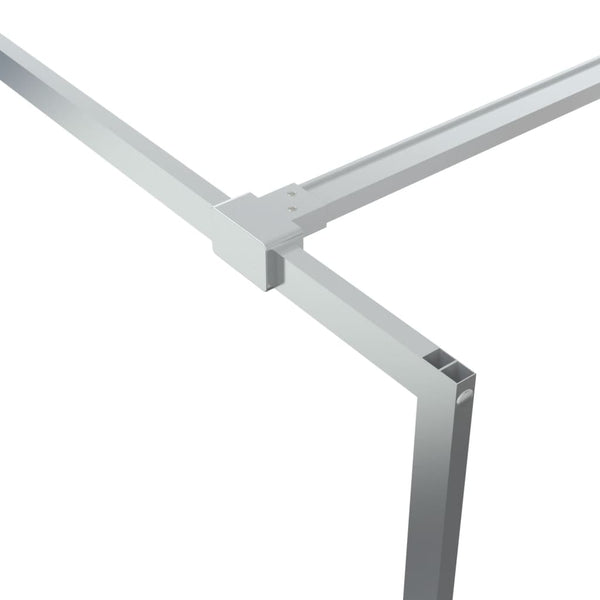 Walk-in suihkuseinäke hopea 80x195 cm kirkas ESG-lasi