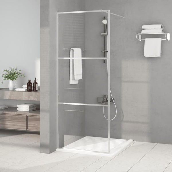 Walk-in suihkuseinäke hopea 80x195 cm kirkas ESG-lasi