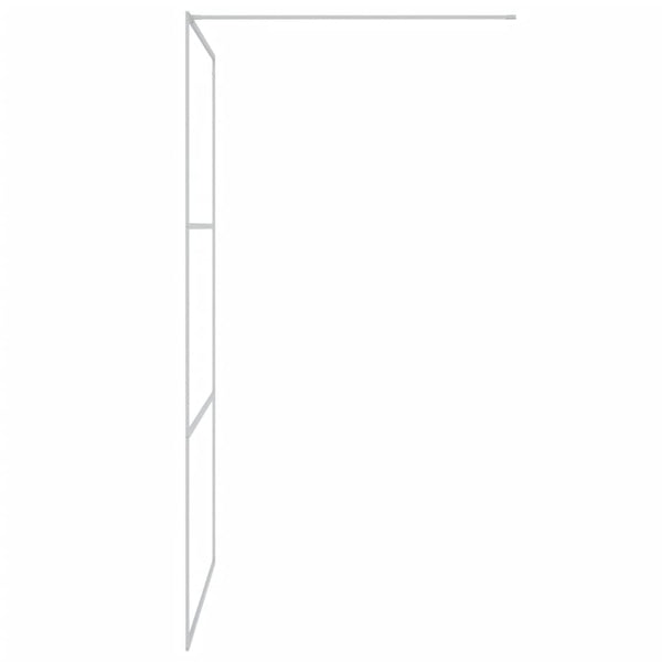 Walk-in suihkuseinäke hopea 115x195 cm kirkas ESG-lasi