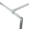 Walk-in suihkuseinäke hopea 115x195 cm kirkas ESG-lasi