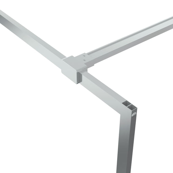 Walk-in suihkuseinäke hopea 115x195 cm kirkas ESG-lasi